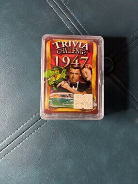 Trivia Challenge 1947 Card Game